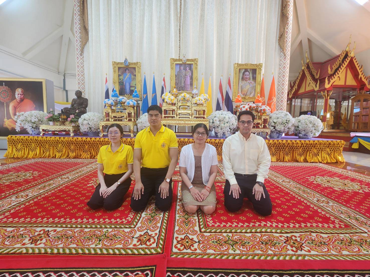 ส.ป.ก.ปทุมธานี เข้าร่วมพิธีเจริญพระพุทธมนต์เฉลิมพระเกียรติถวายพระพรชัยมงคลแด่พระบาทสมเด็จพระเจ้าอยู่หัว เนื่องในโอกาสวันเฉลิมพระชนมพรรษา 6 รอบ 28 กรกฎาคม 2567 และพระบรมวงศานุวงศ์ ประจำเดือนพฤศจิกายน