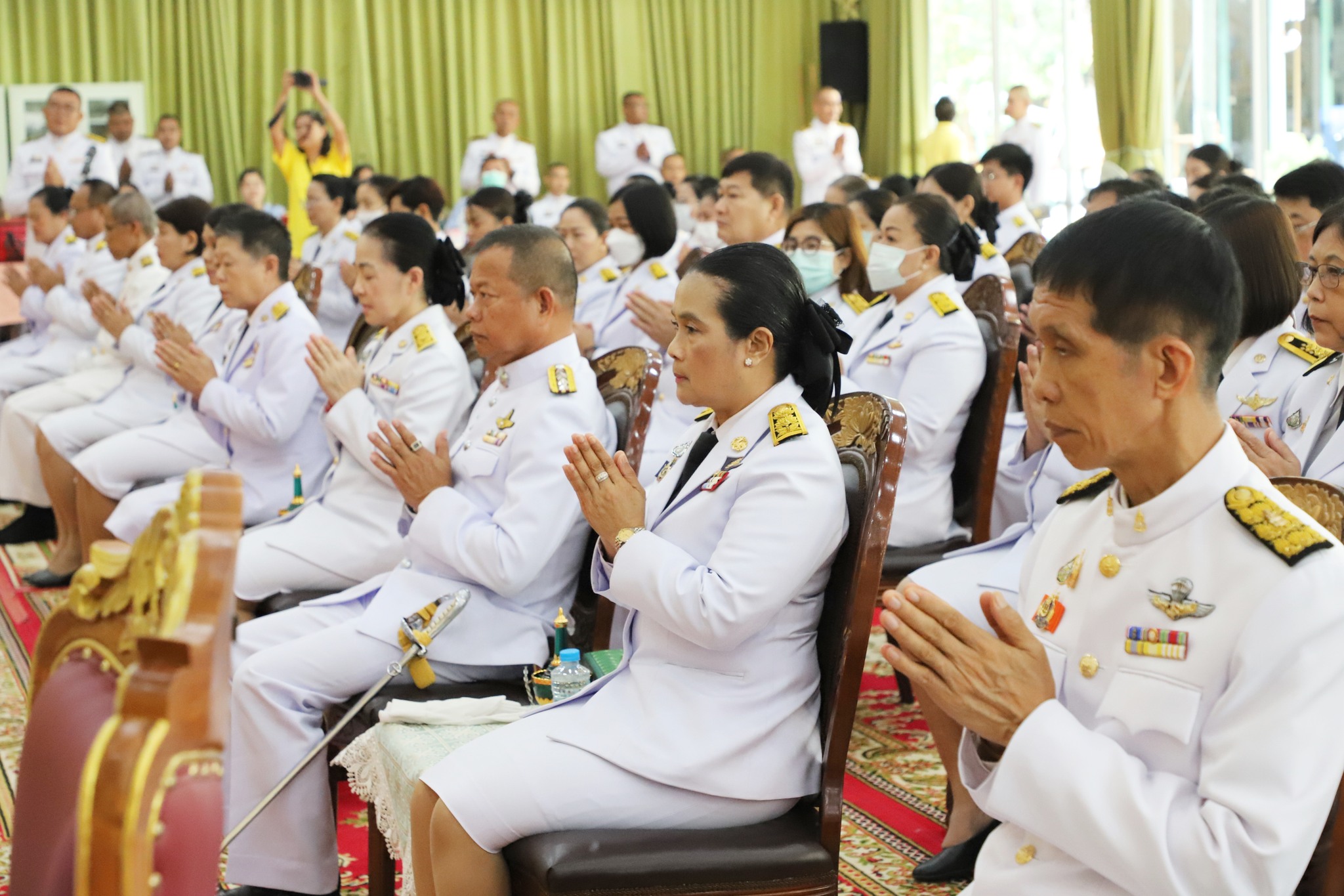ส.ป.ก.ปทุมธานี เข้าร่วมพิธีเจริญพระพุทธมนต์ โครงการบรรพชาอุปสมบท เฉลิมพระเกียรติพระบาทสมเด็จพระเจ้าอยู่หัว เนื่องในโอกาสพระราชพิธีมหามงคลเฉลิม พระชนมพรรษา 6 รอบ 28 กรกฎาคม 2567
