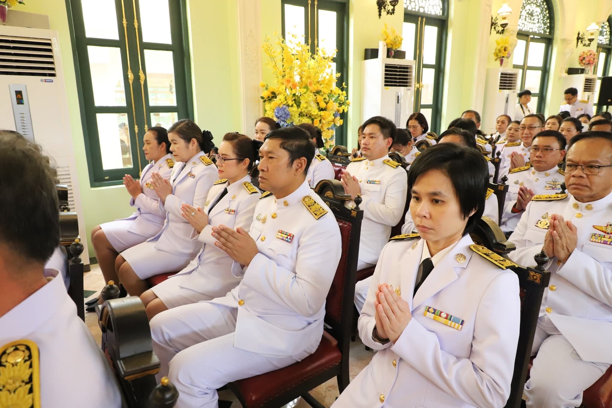ปฏิรูปที่ดินจังหวัดปทุมธานี ร่วมพิธีเจริญพระพุทธมนต์เฉลิมพระเกียรติสมเด็จพระเจ้าน้องนางเธอ เจ้าฟ้าจุฬาภรณวลัยลักษณ์ อัครราชกุมารี กรมพระศรีสวางควัฒน วรขัตติยราชนารี เนื่องในโอกาสวันคล้ายวันประสูติ 4 กรกฎาคม  