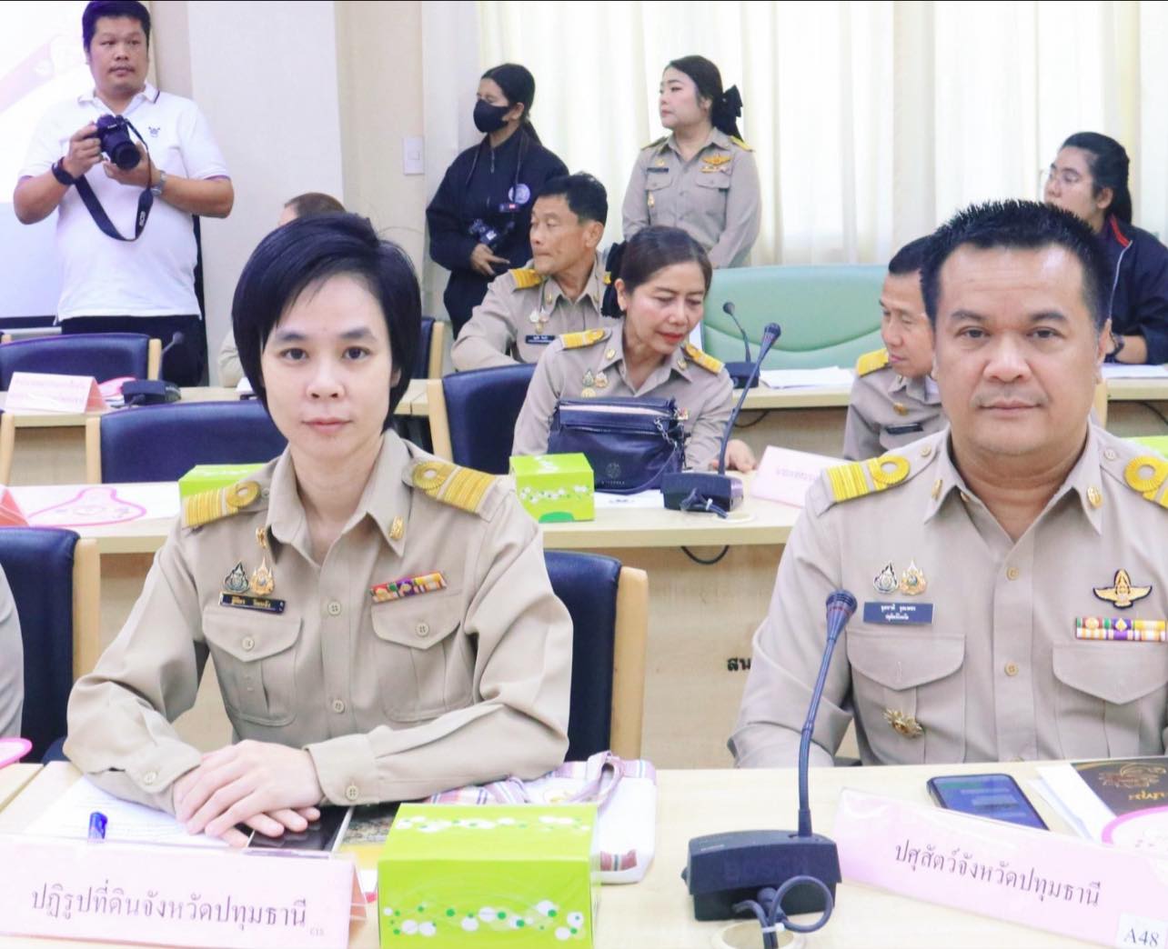 ปฏิรูปที่ดินจังหวัดปทุมธานี เข้าร่วมประชุมคณะกรมการจังหวัดปทุมธานีและหัวหน้าส่วนราชการฯ จังหวัดปทุมธานี ประจำเดือนกันยายน 2568 ครั้งที่ 9/2568