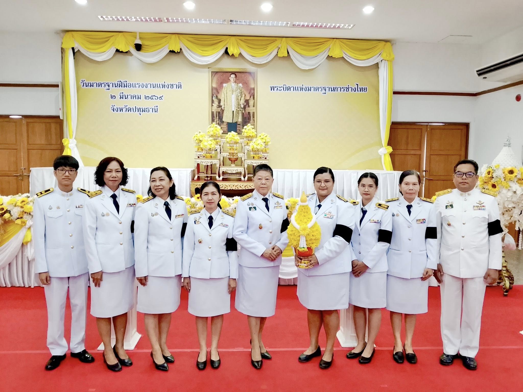 title - เข้าร่วมพิธีถวายราชสักการะแด่พระบาทสมเด็จพระบรมชนกาธิเบศร มหาภูมิพลอดุลยเดชมหาราช บรมนาถบพิตร “พระบิดาแห่งมาตรฐานการช่างไทย” 