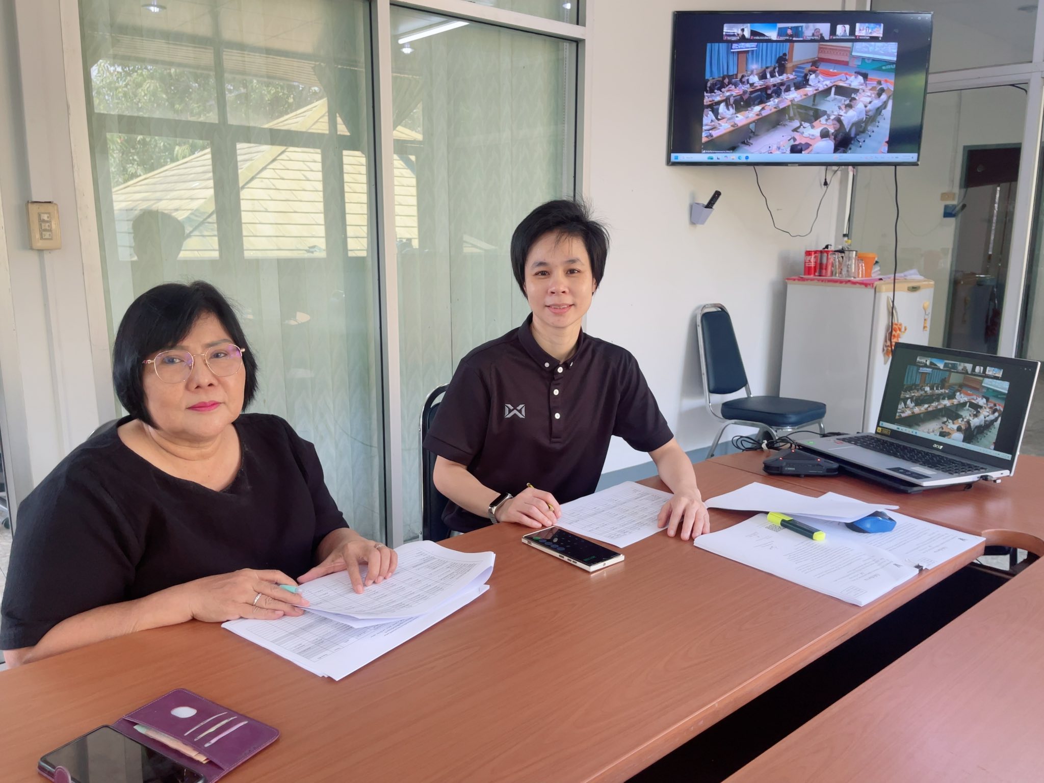 title - นางสาวฐิติมา วัฒนจัง ปฏิรูปที่ดินจังหวัดปทุมธานี และนางพัชรี จิตรวิไล ผู้อำนวยการกลุ่มการเงินฯ ร่วมประชุมคณะทำงานติดตามเร่งรัดการใช้จ่ายงบประมาณประจำปีงบประมาณ พ.ศ. 2569 ของ ส.ป.ก. ครั้งที่ 3/2569