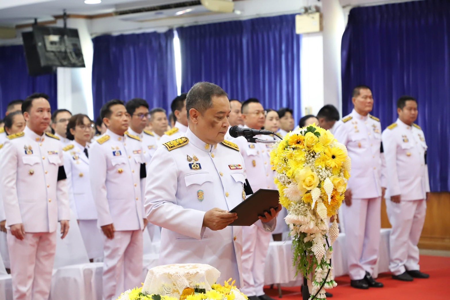title - เข้าร่วมพิธีวันพระบาทสมเด็จพระพุทธยอดฟ้าจุฬาโลกมหาราช และวันที่ระลึกมหาจักรีบรมราชวงศ์ ณ อาคารศาลารักษ์ปทุม ศาลากลางจังหวัดปทุมธานี 