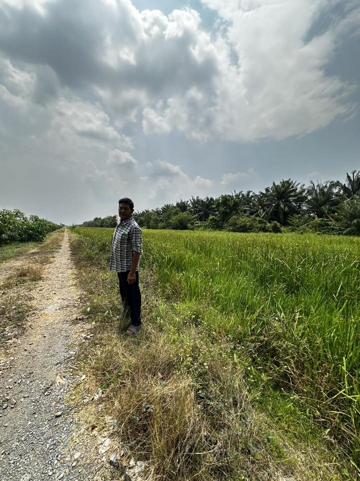 title - นางกรรณิการ์ พิชยเมธพนธ์ นิติกรชำนาญการ นายจักรพงศ์ วรเสฏฐ์ฐากูร นายช่างสำรวจอาวุโส และผู้ช่วยนิติกร ลงพื้นที่ตรวจสอบแปลงที่ดิน ในท้องที่ ตำบลหนองสามวัง อำเภอหนองเสือ จังหวัดปทุมธานี