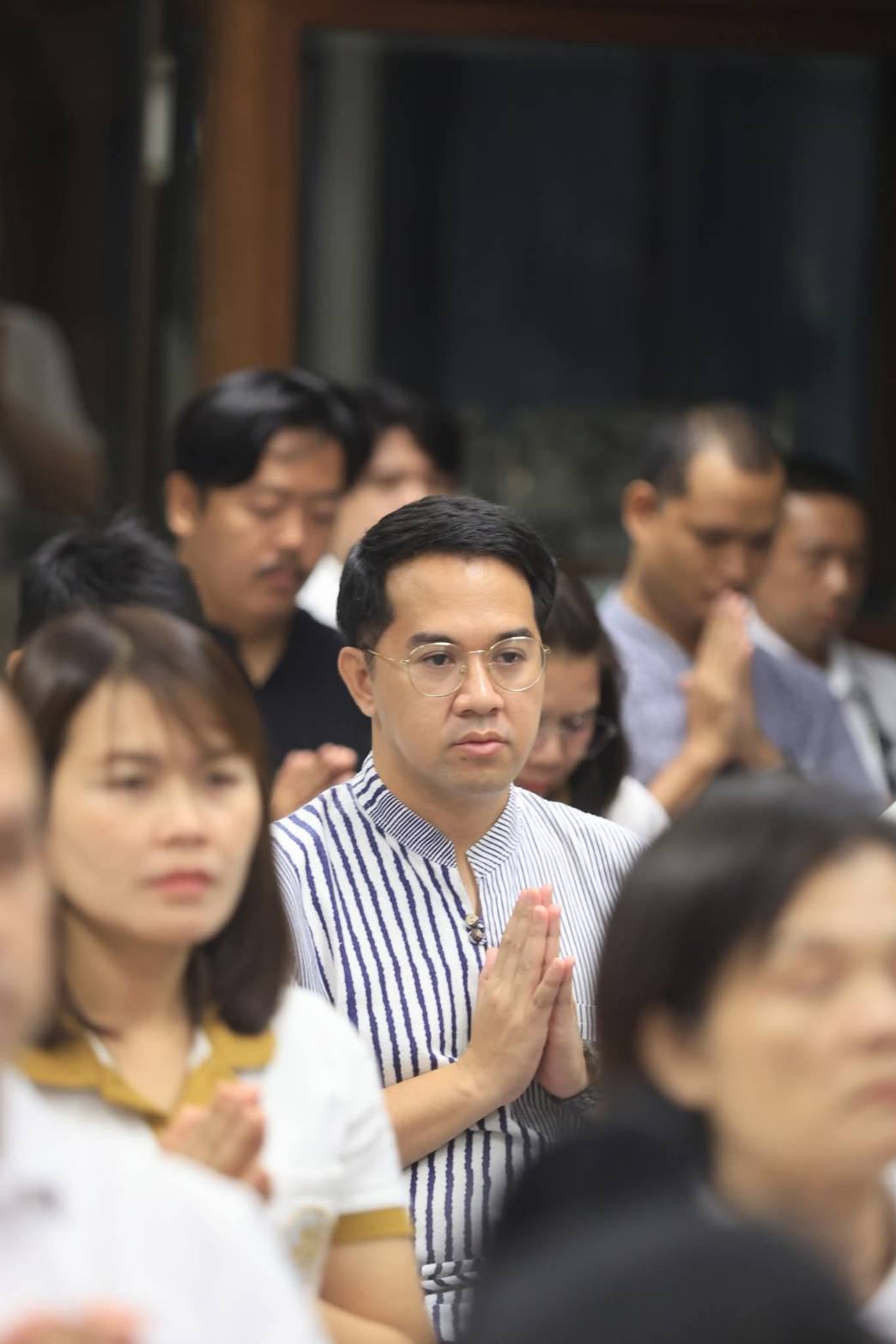 title - เข้าร่วมกิจกรรมไหว้ครูช่างฯ เพื่อเป็นการน้อมรำลึกถึงบุญคุณครู อาจารย์  โดยมี นายเศรษฐเกียรติ กระจ่างวงษ์ เลขาธิการ ส.ป.ก. เป็นประธานในพิธี