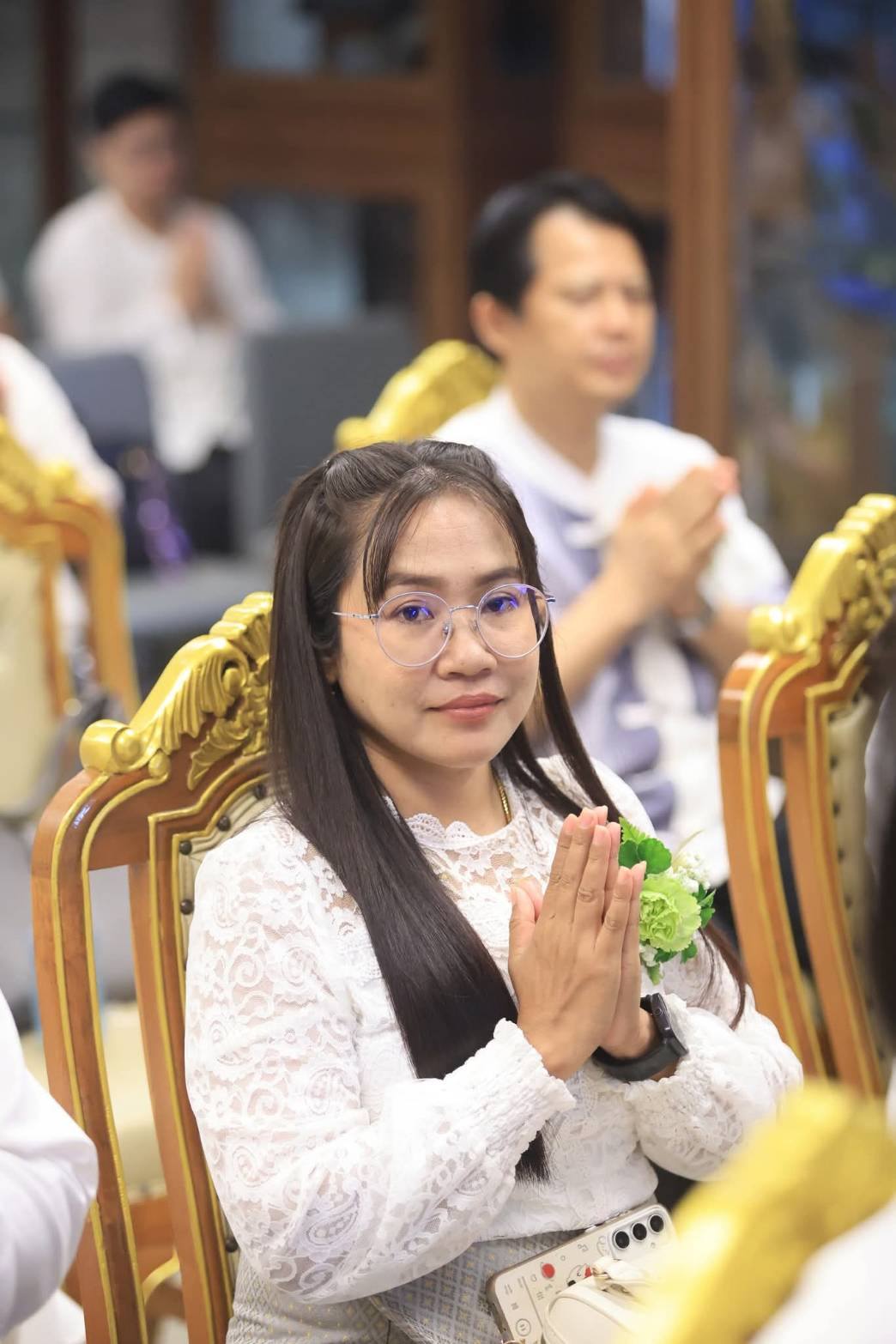 title - เข้าร่วมกิจกรรมไหว้ครูช่างฯ เพื่อเป็นการน้อมรำลึกถึงบุญคุณครู อาจารย์  โดยมี นายเศรษฐเกียรติ กระจ่างวงษ์ เลขาธิการ ส.ป.ก. เป็นประธานในพิธี