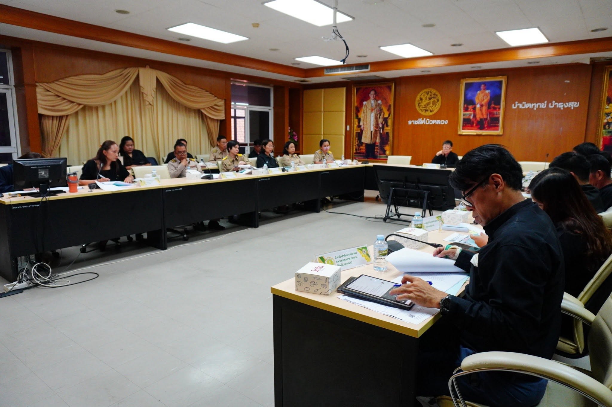 title - เข้าร่วมประชุมคณะกรรมการศูนย์ติดตามและแก้ไขปัญหาภัยพิบัติด้านการเกษตร จังหวัดปทุมธานี ครั้งที่1/2569 ณ ห้องประชุมราชสีห์บัวหลวง ชั้น 3 ศาลากลางจังหวัดปทุมธานี