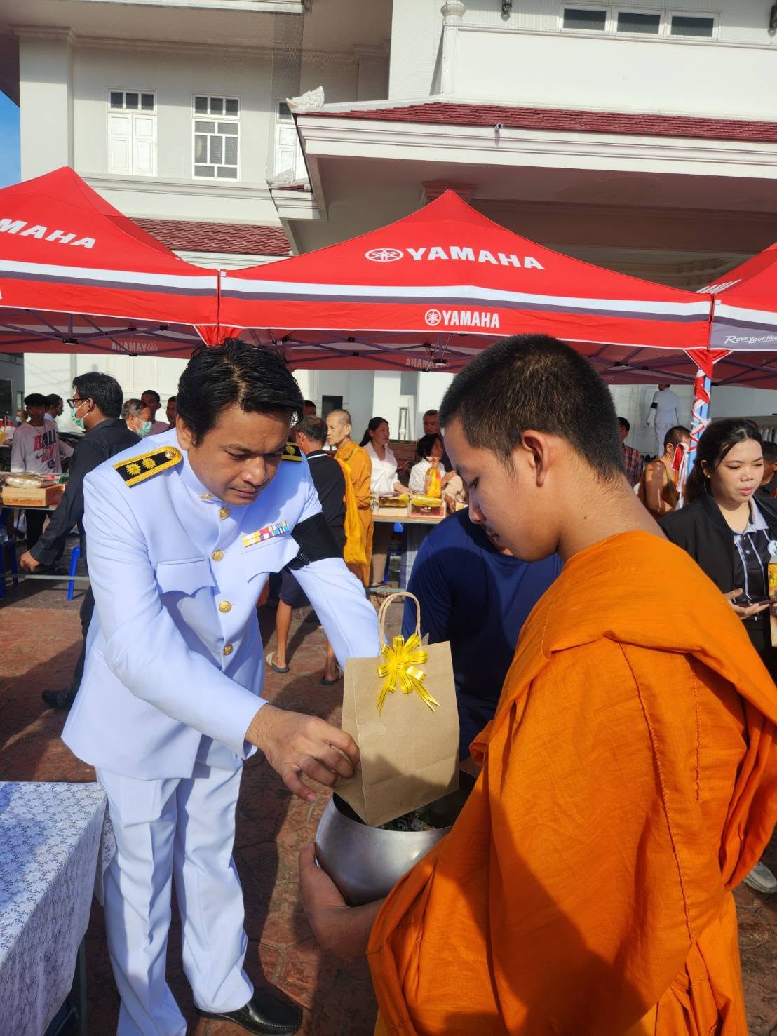 title -  ร่วมพิธีเจริญพระพุทธมนต์และทำบุญตักบาตรถวายพระกุศล เนื่องในโอกาสฉลองพระชนมายุ ๙๙ พรรษา สมเด็จพระอริยวงศาคตญาณ สมเด็จพระสังฆราช สกลมหาสังฆปริณายก ณ ตำหนักชินวร วัดชินวรารามวรวิหาร ตำบลบางขะแยง อำเภอเมืองปทุมธานี จังหวัดปทุมธานี