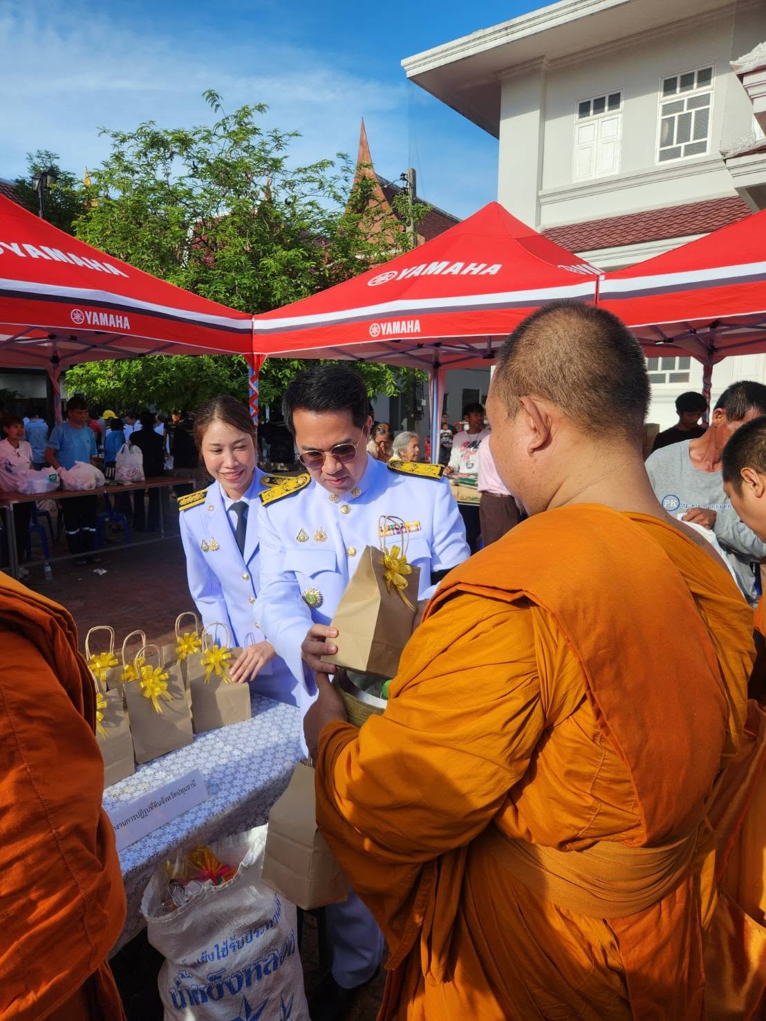 title -  ร่วมพิธีเจริญพระพุทธมนต์และทำบุญตักบาตรถวายพระกุศล เนื่องในโอกาสฉลองพระชนมายุ ๙๙ พรรษา สมเด็จพระอริยวงศาคตญาณ สมเด็จพระสังฆราช สกลมหาสังฆปริณายก ณ ตำหนักชินวร วัดชินวรารามวรวิหาร ตำบลบางขะแยง อำเภอเมืองปทุมธานี จังหวัดปทุมธานี