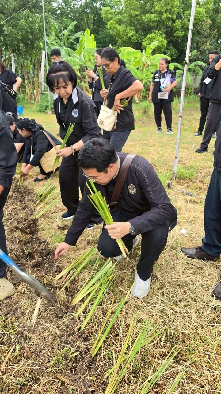 title - เข้าร่วมฝึกอบรมเชิงปฏิบัติการ หลักสูตร “รู้ปลูก รู้รักษา รู้คุณค่าของหญ้าแฝก” ระยะที่ 2 ภายใต้โครงการพัฒนาและรณรงค์การใช้หญ้าแฝกอันเนื่องมาจากพระราชดำริ ประจำปีงบประมาณ พ.ศ. 2569  ณ ห้องประชุม หม่อมราชวงศ์หญิง รสลิน คัคณางค์ ศูนย์ส่งเสริมและพัฒนาอาชีพเสริมนอกภาคการเกษตร 