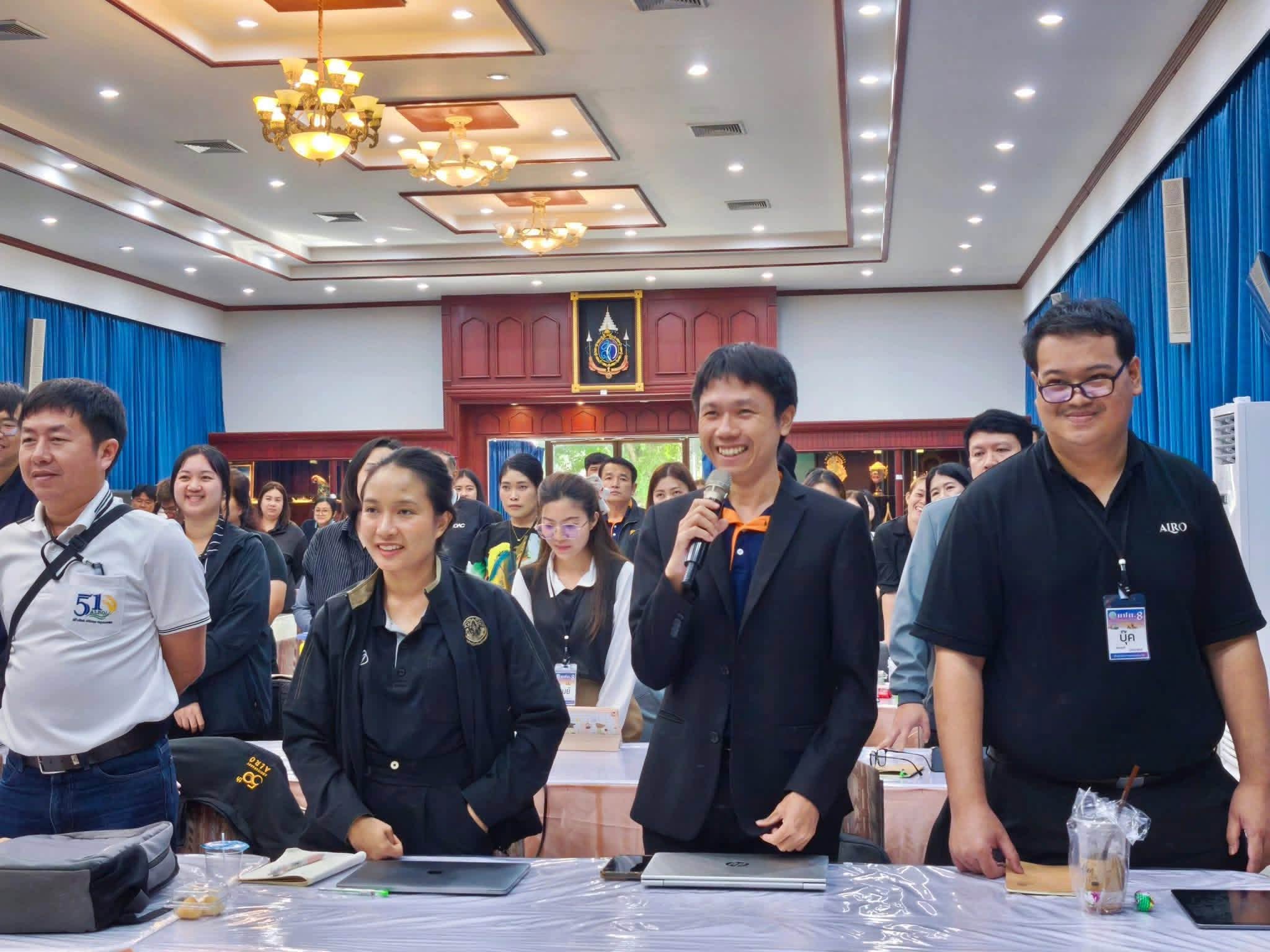 title - ให้เกียรติบรรยาย หัวข้อ บทบาทหน้าที่ นปต. ของโครงการฝึกอบรม หลักสูตร นักบริหารการปฏิรูปที่ดินเพื่อเกษตรกรรม ระดับต้น (นปต.) รุ่นที่ 8