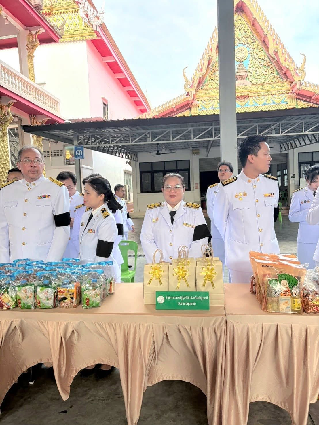 เข้าร่วมพิธีสวดพระพุทธมนต์และทำบุญตักบาตร ถวายพระราชกุศล เนื่องในวันคล้ายวันพระราชสมภพ สมเด็จพระนางเจ้าสิริกิติ์ พระบรมราชินีนาถ พระบรมราชชนนีพันปีหลวง และวันแม่แห่งชาติ 12 สิงหาคม 2569 