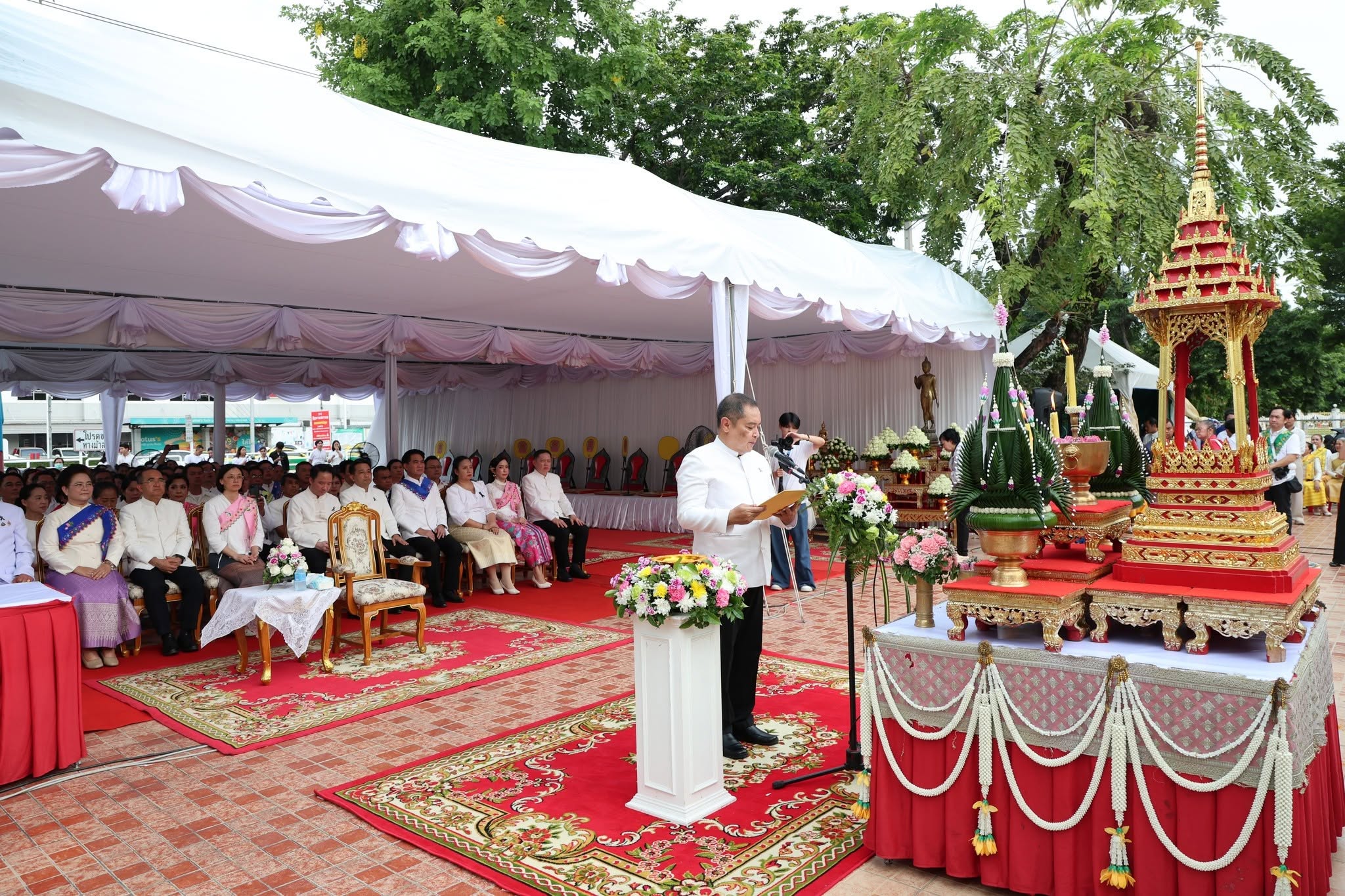 title - ร่วมพิธีเปิดงาน “อุ่นไอสุขเมืองปทุมฯ สมโภชศาลหลักเมืองปทุมธานี ปี ๒๕๖๙” 