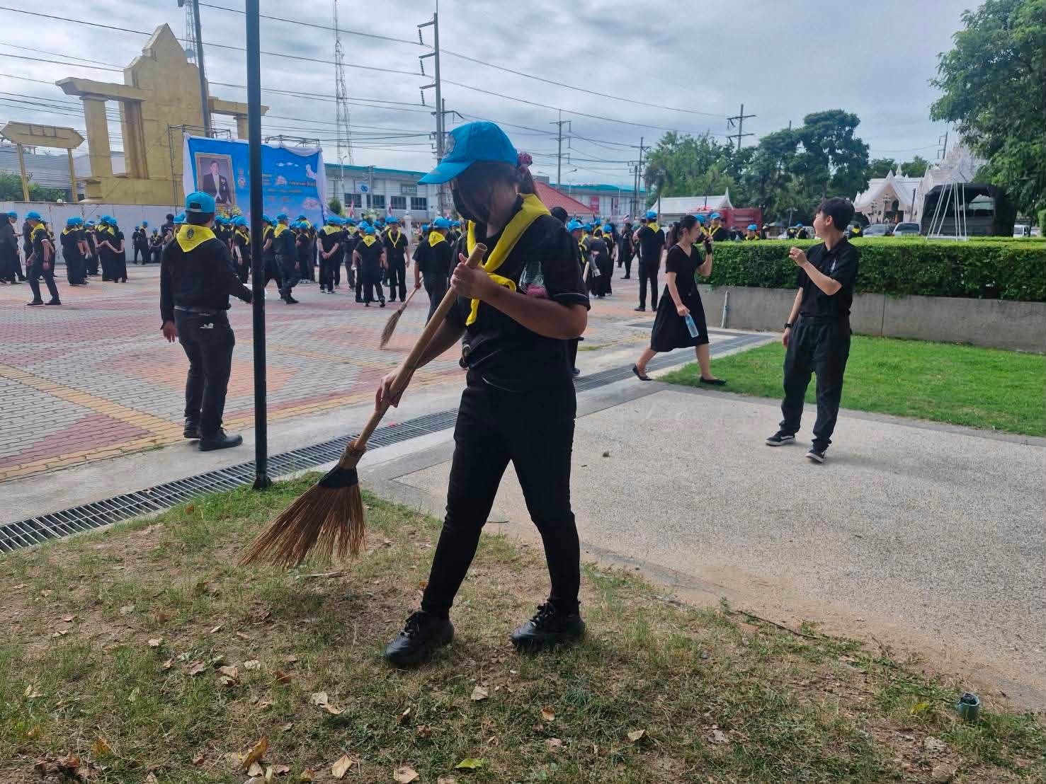 title - เข้าร่วมพิธีเปิดกิจกรรมจิตอาสา “เราทำความดี ด้วยหัวใจ” โครงการจิตอาสาพัฒนาสิ่งแวดล้อม 