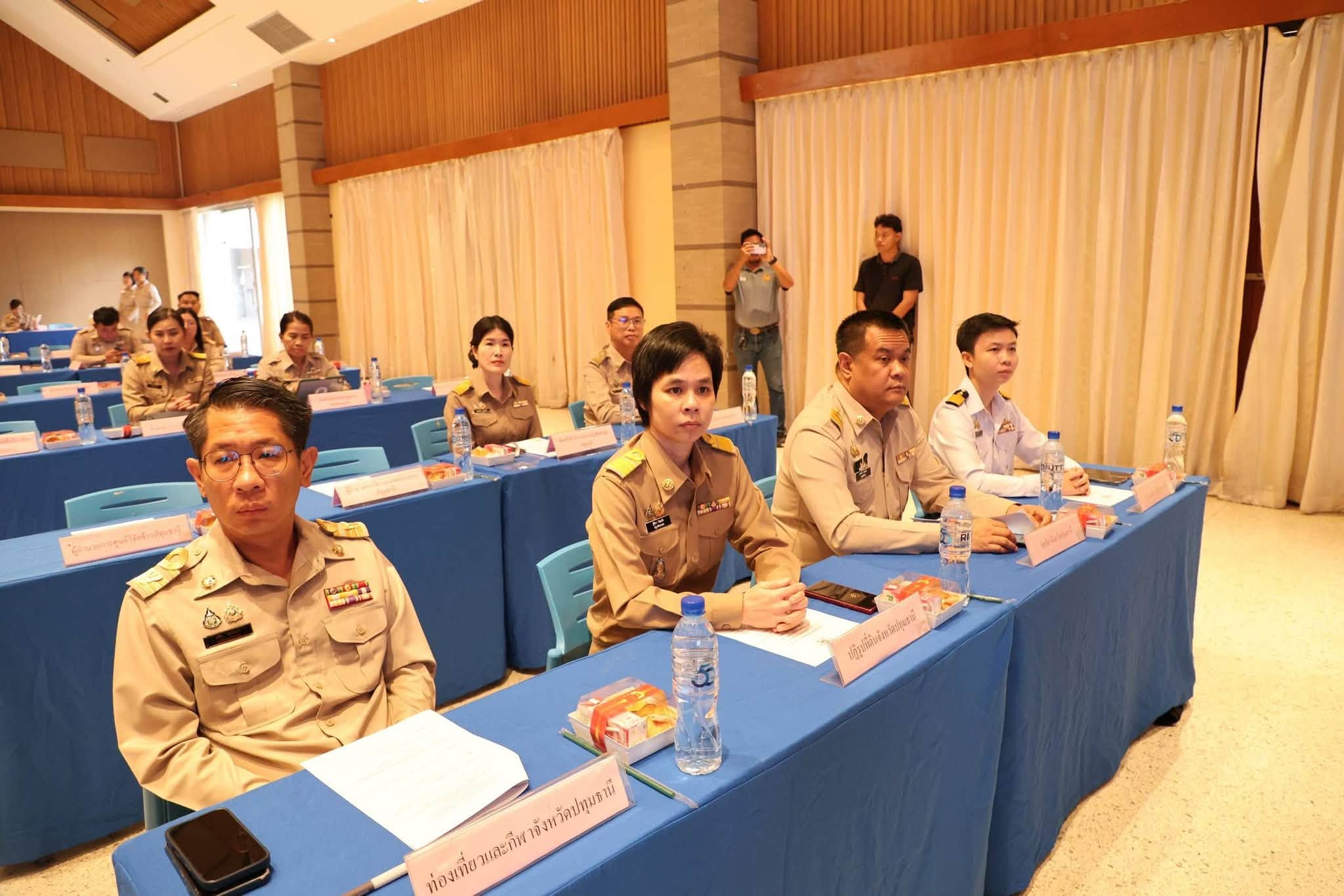  เข้าร่วมประชุมกรมการจังหวัดและหัวหน้าส่วนราชการฯ จังหวัดปทุมธานี ประจำเดือนกันยายน 2569 ณ ห้องประชุมสงค์ธนาพิทักษ์ ชั้น 1 อาคารเฉลิมพระเกียรติ 48 พรรษา สมเด็จพระเทพ ฯ