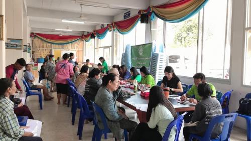 ส.ป.ก.ปทุมธานี ออกให้บริการเคลื่อนที่ (Mobile Unit) เก็บภาษี/ค่าเช่า ตรวจสอบการใช้ประโยชน์ที่ดิน ให้คำปรึกษาด้านกฏหมายและการรังวัดแบ่งเขต ครั้งที่ 3