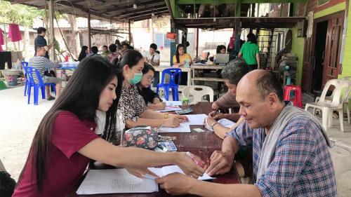 ส.ป.ก.ปทุมธานี ออกให้บริการเคลื่อนที่ (Mobile Unit) เก็บภาษี/ค่าเช่า ตรวจสอบการใช้ประโยชน์ที่ดิน ให้คำปรึกษาด้านกฏหมายและการรังวัดแบ่งเขต ครั้งที่ 11