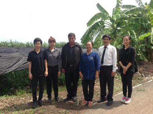 รองเลขาธิการ ส.ป.ก. ตรวจเยี่ยมแปลงเกษตรกร โครงการ 5 ประสาน สืบสานเกษตรทฤษฎีใหม่ ถวายในหลวง