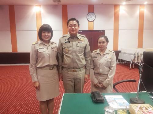 ปฏิรูปที่ดินจังหวัดปทุมธานี ได้ประชาสัมพันธ์/ชี้แจงแนวทางและกระบวนการตรวจสอบการใช้ประโยชน์ที่ดิน รวมถึงสิทธิและหน้าที่ของเกษตรกรที่ได้รับการจัดที่ดินจาก ส.ป.ก. ในการประชุมกำนันผู้ใหญ่บ้านของอำเภอธัญบุรี จังหวัดปทุมธานี