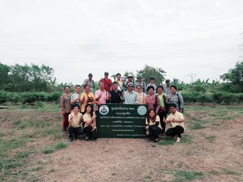 ส.ป.ก.ปทุมธานี จัดฝึกอบรมโครงการศูนย์เรียนรู้การเพิ่มประสิทธิภาพการผลิตสินค้าเกษตร (ศพก.) ศพก.เครือข่าย ปีงบประมาณ 2562 ณ แปลง นายศักดิ์ชัย กล่อมเสนาะ เลขที่ 72/1 หมู่ 4 ตำบลบึงน้ำรักษ์ อำเภอธัญบุรี จังหวัดปทุมธานี