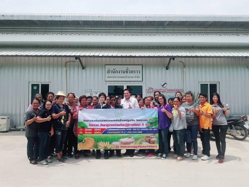 ส.ป.ก.ปทุมธานี โดยกลุ่มยุทธศาสตร์ฯ จัดอบรมโครงการส่งเสริมการเกษตรแบบแปลงใหญ่ในเขตปฎิรูปที่ดิน ปีงบประมาณ 2562 