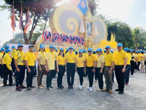 สำนักงานการปฏิรูปที่ดินจังหวัดพะเยา ร่วมกิจกรรมจิตอาสาพัฒนาทำความสะอาด ปรับปรุงภูมิทัศน์ถนนพหลโยธิน