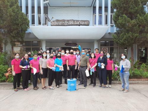 ส.ป.ก.พะเยาป้องกันการแพร่ระบาดของโรคติดเชื้อไวรัสโคโรนา 2019