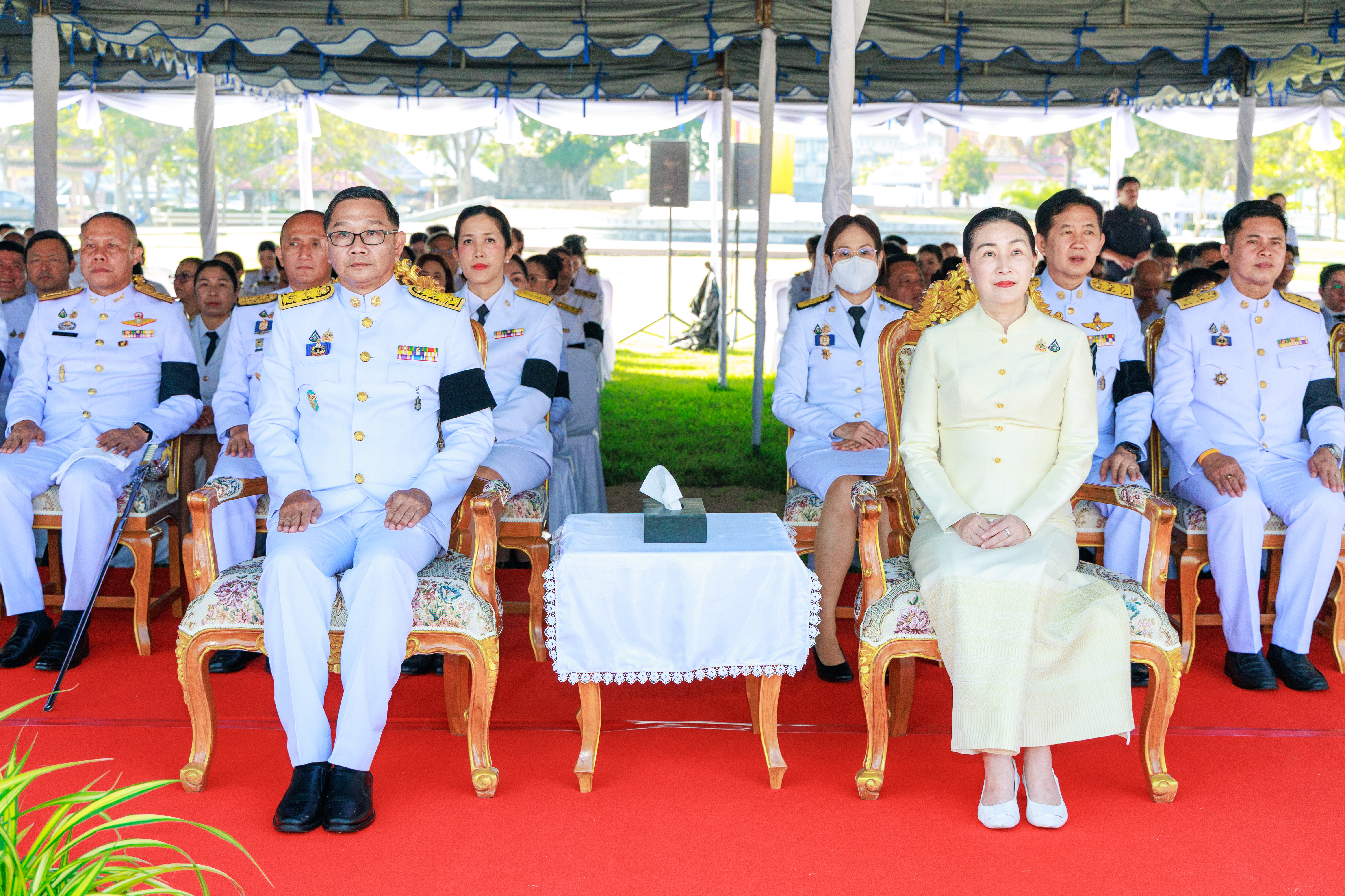 ส.ป.ก.เพชรุบรี ร่วมพิธีบวงสรวงศาลหลักเมือง พิธีเจริญพระพุทธมนต์ และพิธีบวงสรวงสมเด็จบูรพมหากษัตริยาธิราชเจ้า รัชกาลที่ 1 - รัชกาลที่ 9 เพื่อสำนึกในพระมหากรุณาธิคุณ และเทิดพระเกียรติสมเด็จพระบูรพมหากษัตยาธิราชเจ้า รัชกาลที่ 1 - รัชกาลที่ 9
