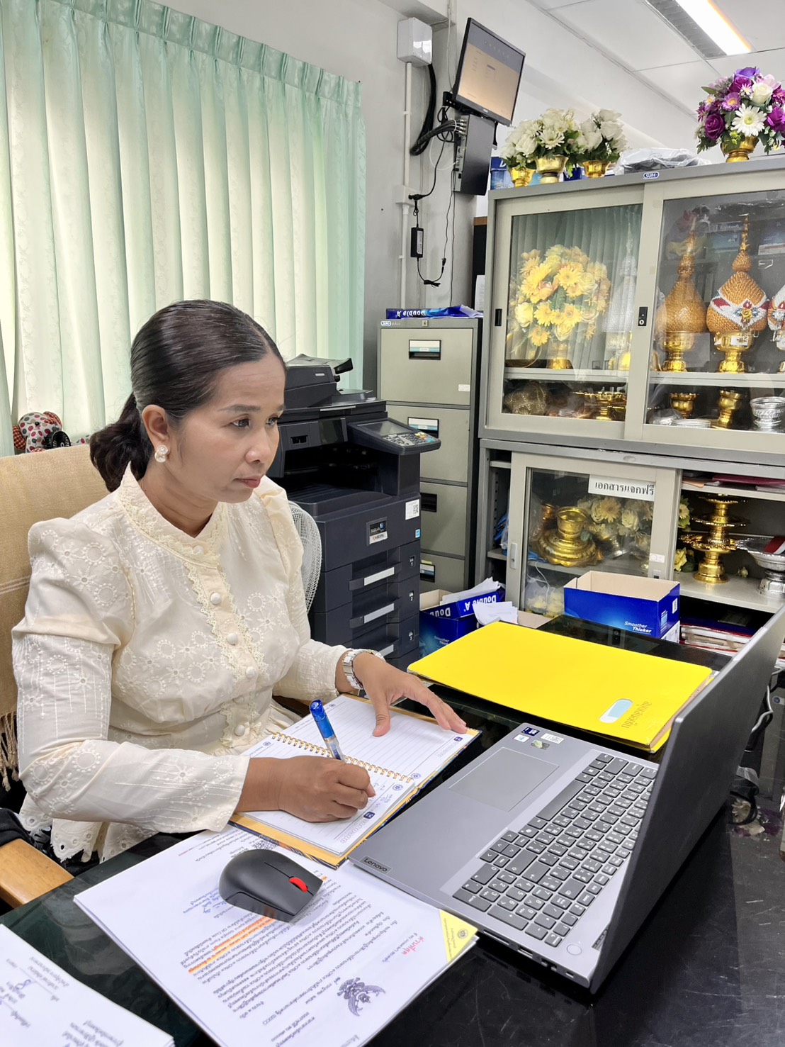 ปฏิรูปที่ดินจังหวัดเพชรบุรี มอบหมายให้ นางสาวนงลักษณ์ เล็กน้อย เจ้าพนักงานธุรการชำนาญงาน ร่วมประชุมเชิงปฏิบัติการการใช้ระบบ e-Office ภายใต้บริการคลาวด์กลางภาครัฐ (GDCC)