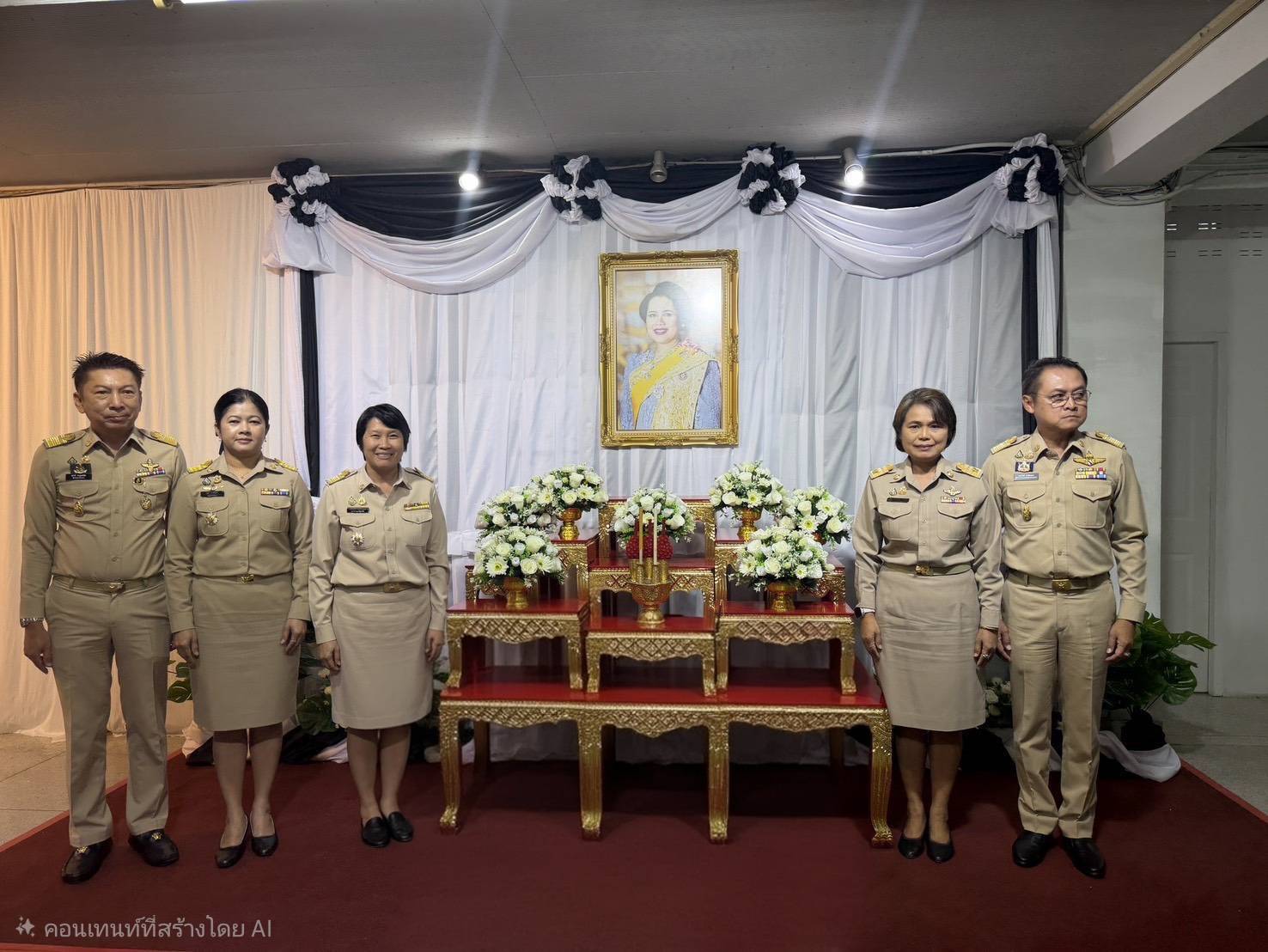 ส.ป.ก.เพชรบุรี เข้าร่วมพิธีลงนามถวายความอาลัย สมเด็จพระนางเจ้าสิริกิติ์ พระบรมราชินีนาถ พระบรมราชชนนีพันปีหลวง