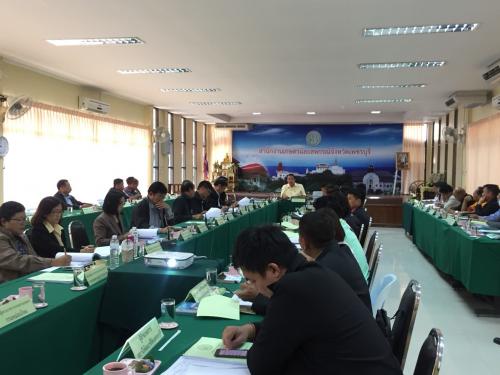 ผู้ตรวจราชการ ส.ป.ก. พร้อมด้วยปฏิรูปที่ดินจังหวัดเพชรบุรี ร่วมประชุมการตรวจราชการของผู้ตรวจราชการกระทรวงเกษตรและสหกร์ ปีงบประมาณ 2562