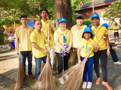 กิจกรรมพัฒนาปรับภูมิทัศน์ ทำความสะอาดศาสนสถาน ถวาย พระราชกุศลและน้อมรำลึกเนื่องในโอกาสวันคล้ายวันราชสมภพพระบาทสมเด็จพระจอมเกล้าเจ้าอยู่หัว