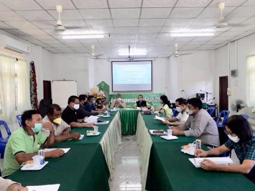 ประชุมคณะกรรมการเครือข่ายศูนย์เรียนรู้การเพิ่มประสิทธิภาพการผลิตสินค้าเกษตร (ศพก.) และคณะกรรมการเครือข่ายแปลงใหญ่ (นาแปลงใหญ่) อำเภอเขาย้อย ครั้งที่ 4/2563 
