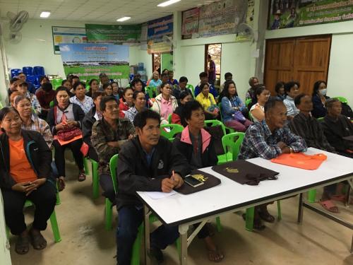 จัดฝึกอบรมและศึกษาดูงานตามแนวทางหลักปรัชญาเศรษฐกิจพอเพียง ภายใต้โครงการส่งเสริมเกษตรทฤษฎีใหม่ในเขตปฏิรูปที่ดิน 