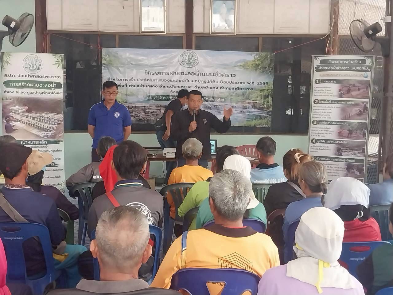 title - โครงการสร้างฝายชะลอน้ำแบบชั่วคราวสำหรับการเพิ่มประสิทธิภาพของแหล่งน้ำในเขตปฏิรูปที่ดิน ปีงบประมาณ พ.ศ.2569   