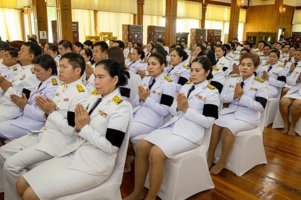 ส.ป.ก.พิษณุโลก ร่วมพิธีถวายน้ำสรงพระศพและพิธีบำเพ็ญกุศลถวายพระกุศล สมเด็จพระเจ้าลูกเธอ เจ้าฟ้าพัชรกิติยาภา นเรนทิราเทพยวดี กรมหลวงราชสาริณีสิริพัชร มหาวัชรราชธิดา