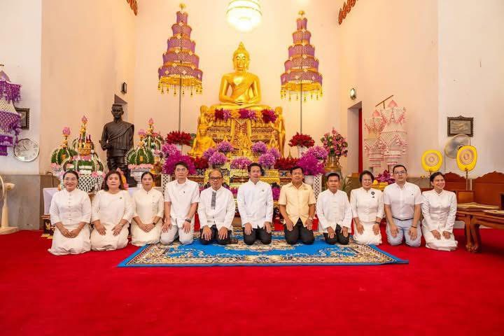 ส.ป.ก.พิษณุโลก ร่วมงานพิธีเจริญพระพุทธมนต์ถวายเป็นพระราชกุศลสมเด็จพระบรมไตรโลกนาถ เทิดพระเกียรติพระมหากษัตริย์ผู้ทรงคุณูปการต่อพระพุทธศาสนา