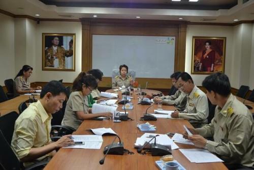 ประชุมคณะกรรมการศูนย์ติดตามและแก้ไขปัญหาภัยพิบัติด้านการเกษตร 
