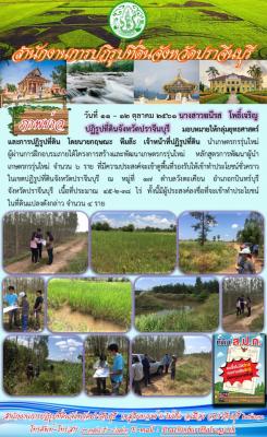 เกษตรกรรุ่นใหม่ มีความประสงค์จะเข้าดูพื้นที่รองรับให้เข้าทำประโยชน์ชั่วคราว ในเขตปฏิรูปที่ดินจังหวัดปราจีนบุรี