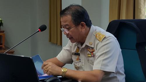 ส.ป.ก.ประจวบคีรีขันธ์ เข้าร่วมประชุมการตรวจราชการของผู้ตรวจราชการกระทรวงเกษตรและสหกรณ์ (นายอานัติ วิเศษรจนา)