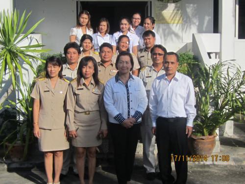 ท่านผู้ตรวจราชการสุกัญญา แสงอร่าม เดินทางตรวจเยี่ยมและติดตามผลการปฏิบัติงาน  
