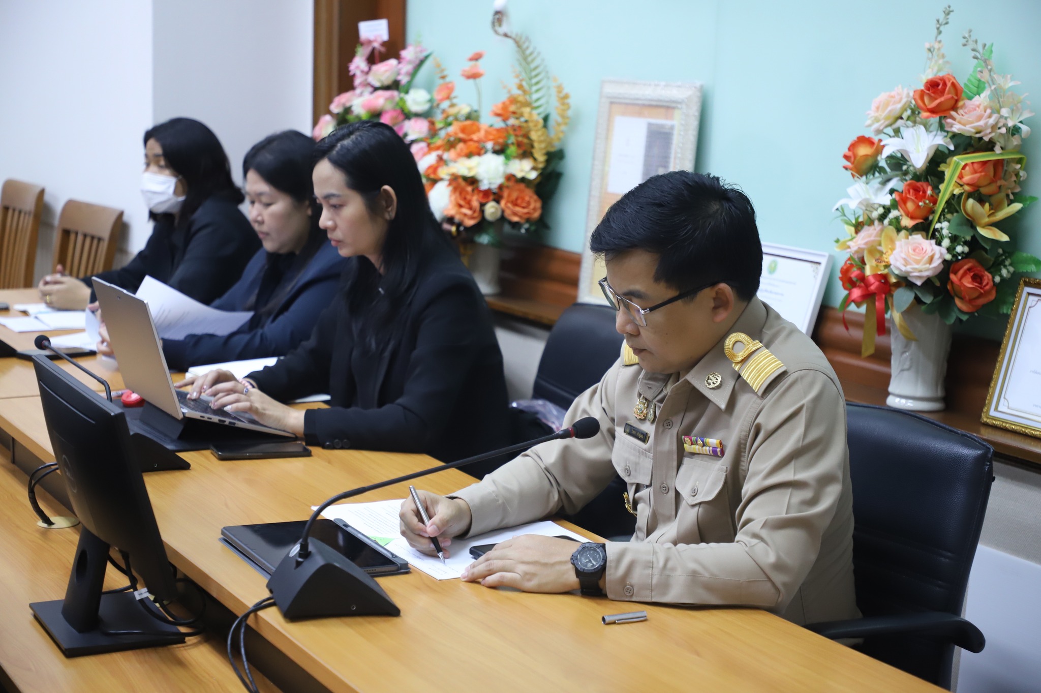 title - ศทส. ประชุมหารือเรื่อง การยกระดับประสิทธิภาพการสำรวจทรัพยากรต้นไม้ และยางพารา เพื่อรองรับโฉนดต้นไม้และคาร์บอนเครดิต ด้วยเทคโนโลยีการสำรวจระยะไกลแบบผสมผสาน (Integrated Remote Sensing: LiDAR & Satellite)