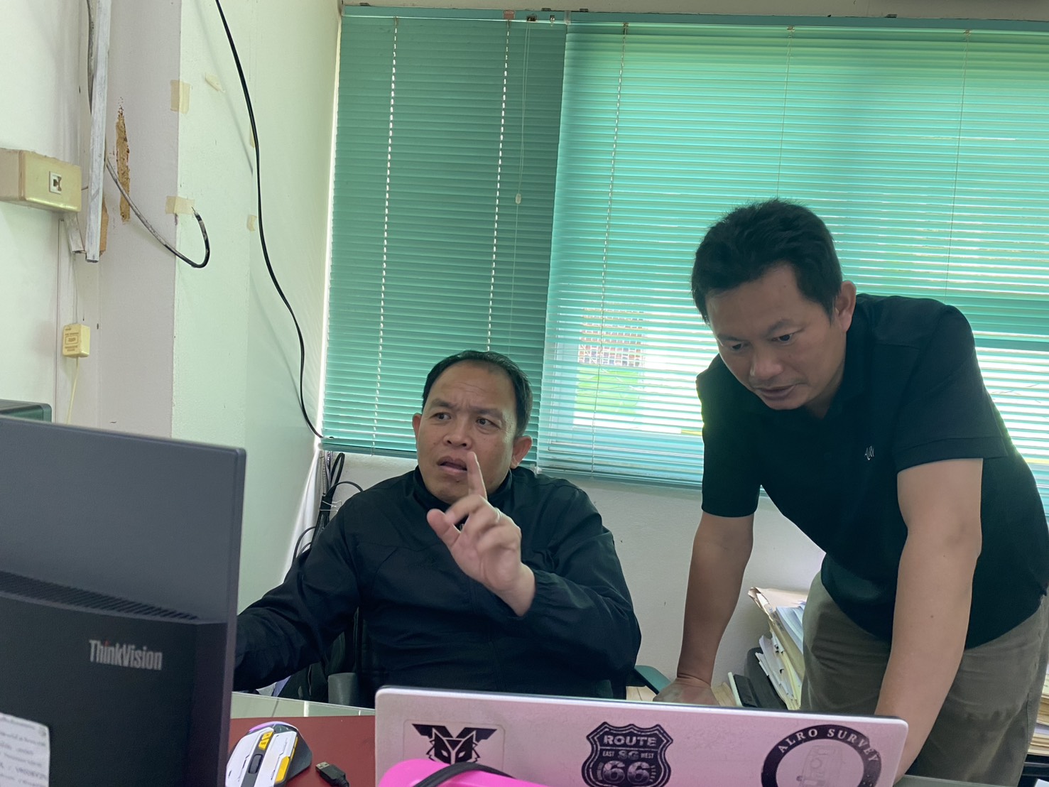 title - ศทส. ลงตรวจสอบพื้นที่เป้าหมาย จังหวัดชัยภูมิ เลย และหนองบัวลำภู เพื่อจัดทำแผนที่เชิงเลข (Digital Map) สำหรับการจัดทำฐานข้อมูลแปลงที่ดินในรูปแบบ Shapefile 