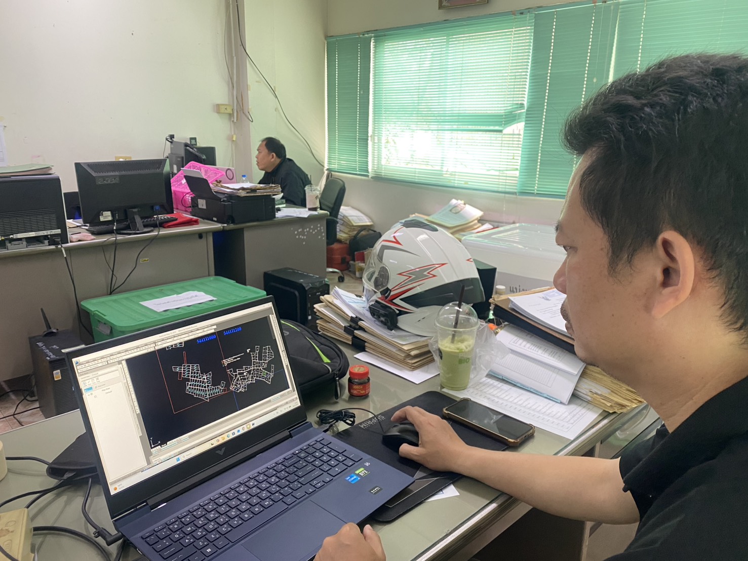 title - ศทส. ลงตรวจสอบพื้นที่เป้าหมาย จังหวัดชัยภูมิ เลย และหนองบัวลำภู เพื่อจัดทำแผนที่เชิงเลข (Digital Map) สำหรับการจัดทำฐานข้อมูลแปลงที่ดินในรูปแบบ Shapefile 