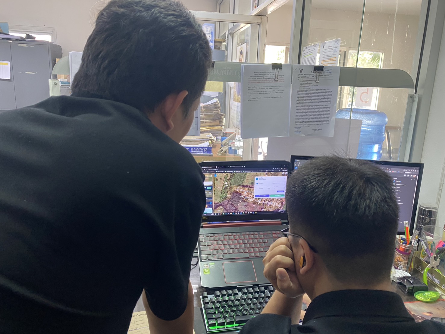 title - ศทส. ลงตรวจสอบพื้นที่เป้าหมาย จังหวัดชัยภูมิ เลย และหนองบัวลำภู เพื่อจัดทำแผนที่เชิงเลข (Digital Map) สำหรับการจัดทำฐานข้อมูลแปลงที่ดินในรูปแบบ Shapefile 