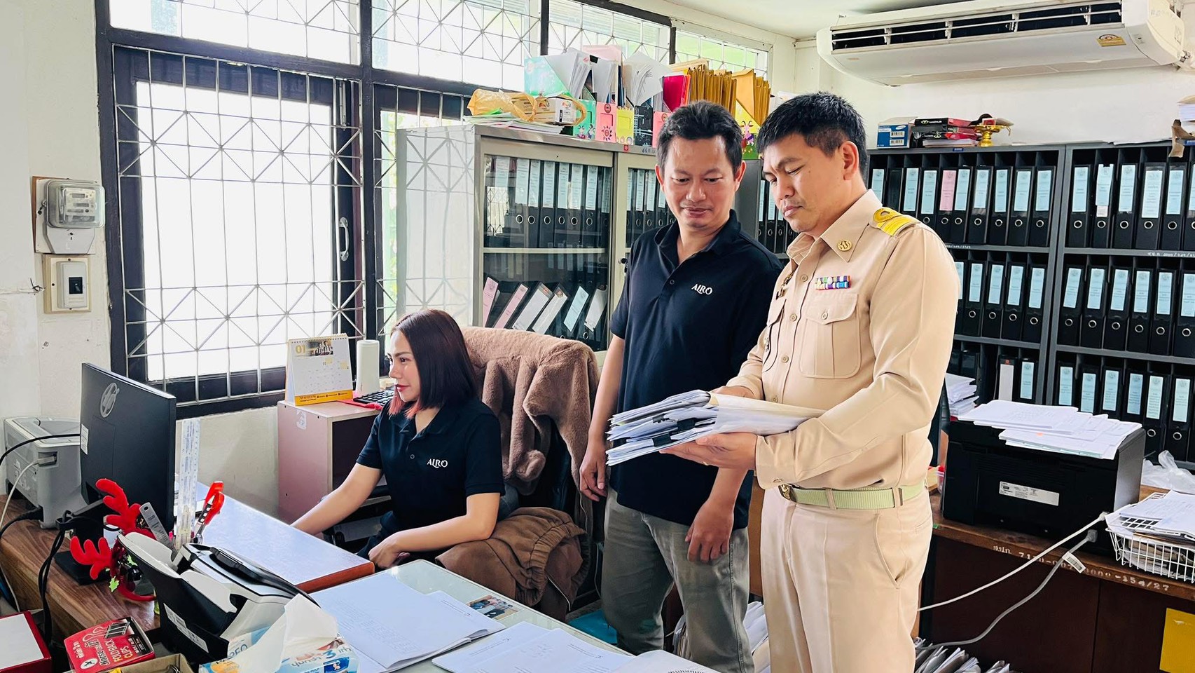 title - ศทส. ลงตรวจสอบพื้นที่เป้าหมาย จังหวัดชัยภูมิ เลย และหนองบัวลำภู เพื่อจัดทำแผนที่เชิงเลข (Digital Map) สำหรับการจัดทำฐานข้อมูลแปลงที่ดินในรูปแบบ Shapefile 