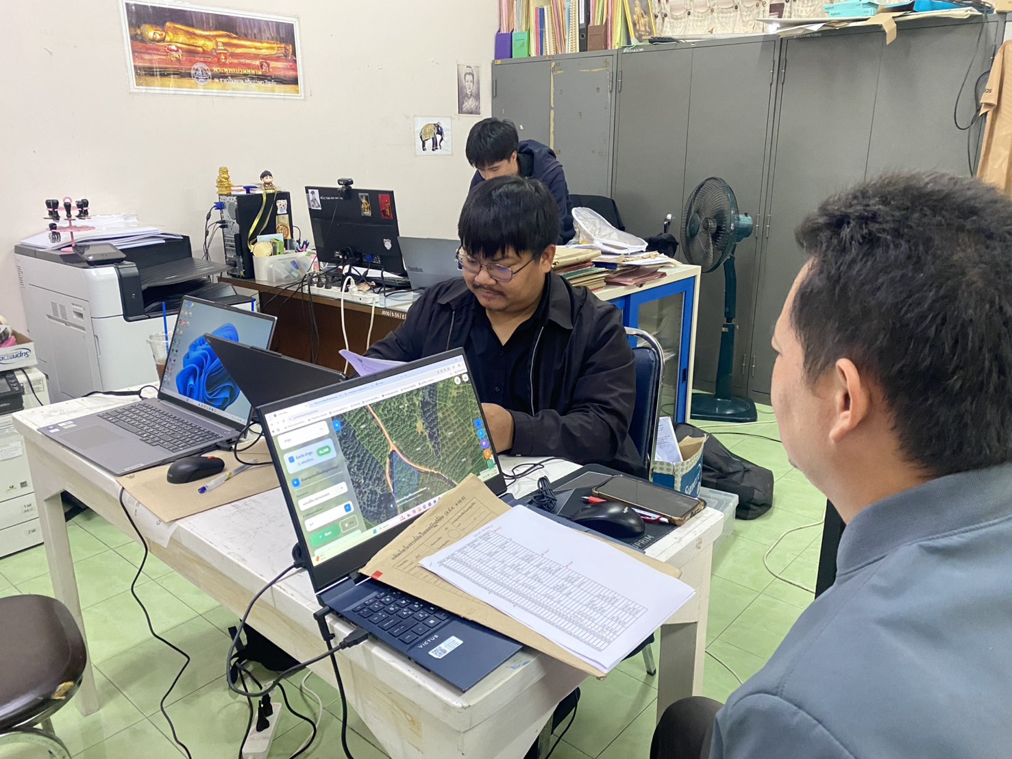 title - ศทส. ลงตรวจสอบพื้นที่เป้าหมายจังหวัดเชียงใหม่ น่าน ลำพูน เพื่อจัดทำแผนที่เชิงเลข (Digital Map) สำหรับการจัดทำฐานข้อมูลแปลงที่ดินในรูปแบบ Shapefile 