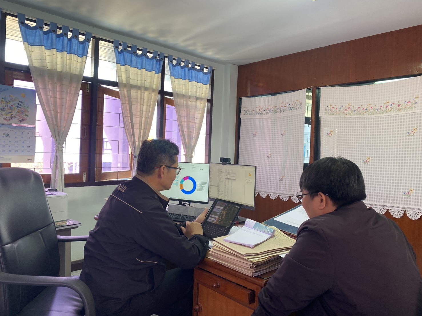 title - ศทส. ลงตรวจสอบพื้นที่เป้าหมายจังหวัดเชียงใหม่ น่าน ลำพูน เพื่อจัดทำแผนที่เชิงเลข (Digital Map) สำหรับการจัดทำฐานข้อมูลแปลงที่ดินในรูปแบบ Shapefile 