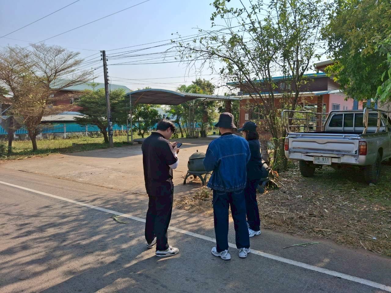 title - ศทส. ลงพื้นที่จัดทำฐานข้อมูลเชิงพื้นที่การใช้ประโยชน์อาคาร และสิ่งปลูกสร้างในเขตปฏิรูปที่ดิน จัดเก็บข้อมูลภาคสนามผ่าน Application Fieldmap และประชาสัมพันธ์การใช้งานระบบ GIS Portal ณ จังหวัดเลย 