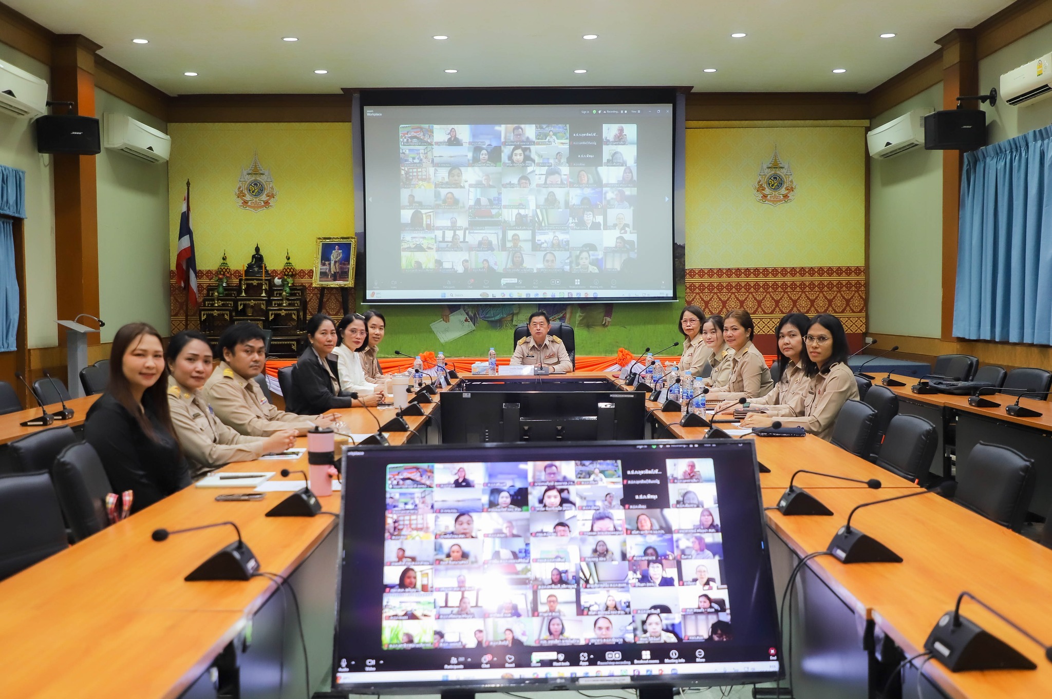 title - ศทส. ประชุมซักซ้อมการปฏิบัติตามมาตรการป้องกันการรั่วไหลของข้อมูลในระบบสารสนเทศทรัพยากรบุคคล (DPIS 6)